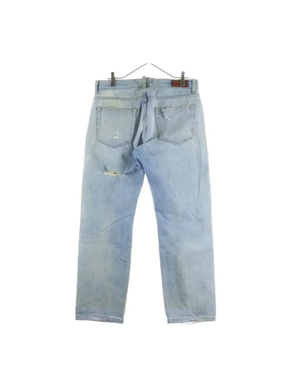 Gucci Distressed Organic Denim Pants Indigo